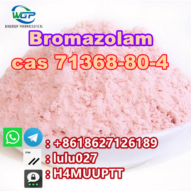 100% pass Customs Bromazolam Price CAS 71368-80-4 with Safe and Fast Delivery in Stock