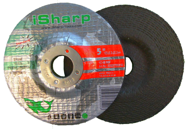 iSharp 5'' 125x3x22.2mm double paper cutting and grinding disc