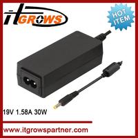 19V 1.58A 30W For HP Mini Netbook Adapter 