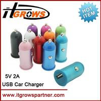 5V 2.1A USB Car Cigarette Power Charger for ipad for  iPhone (12~24V) 