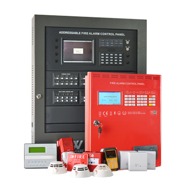 Addressable fire alarm control panel AW-AFP2100 for big project 