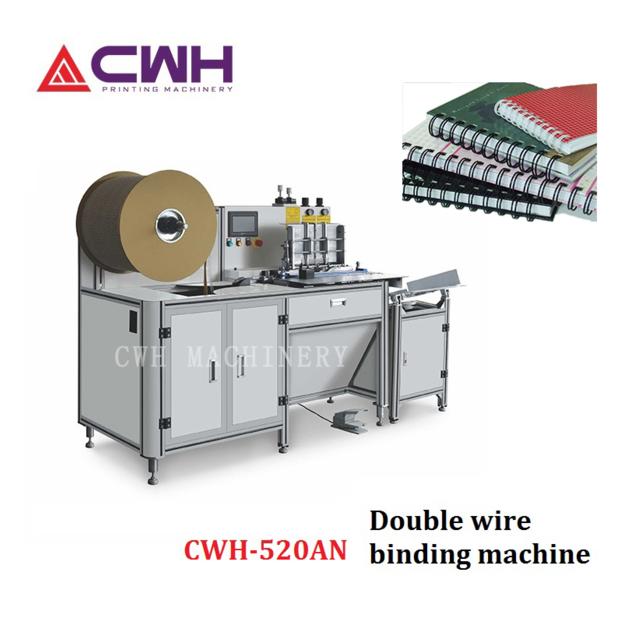 Double wire binding machine/Wire-O machine for calendar, notebook, exercise book