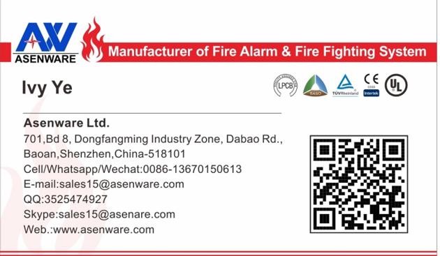 1zone Fire Alarm Control Panel For