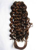 human hair weft-loose twirl curl style