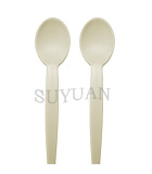 biodegradable cornstarch soup spoon