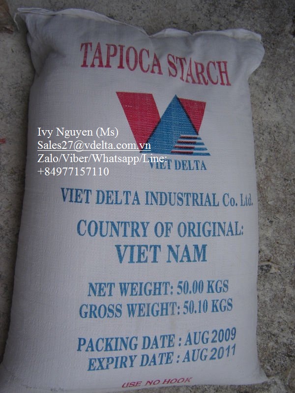 TAPIOCA STARCH POWDER INDUSTRIAL OR FOOD