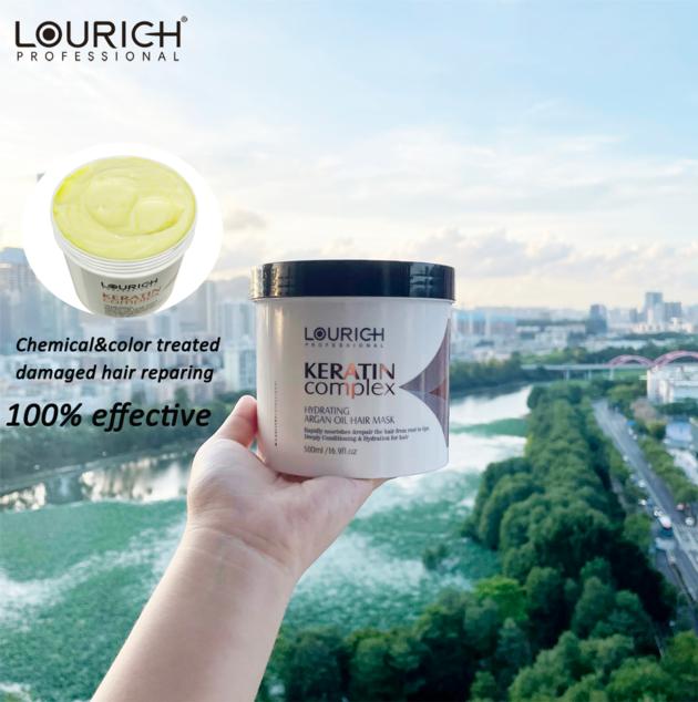 LOURICH keratin complex damaged repairing hair mask 500ml