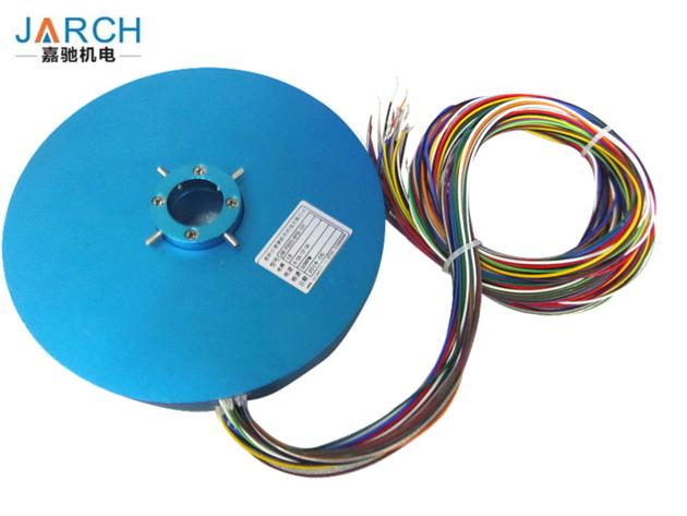 JARCH Low Torque 12 signals Flat Slip Ring 6 Circuits/5A Thickness bore slip ring 20mm