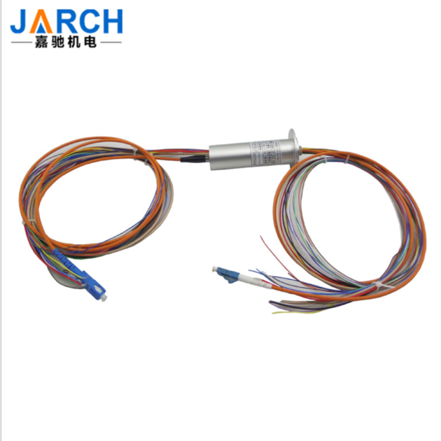 Multi-channel Signal 1 Channel Fiber Optic Rotary Joint Capsule type Electro Optical Slip Ring