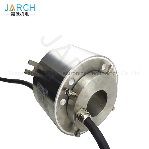 IP67 IP68 4 channel 120A underwater connector stainless steel slip ring 