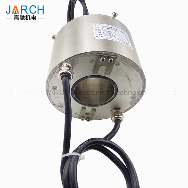 ID 60mm S304 Stainless steel Shaft mounted underwater 100 meters working waterproof slip ring 