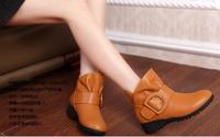 woman's ankle boots, artificial PU footwear