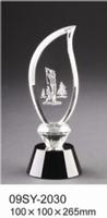 crystal trophy