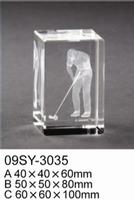 crystal 3d laser engraving