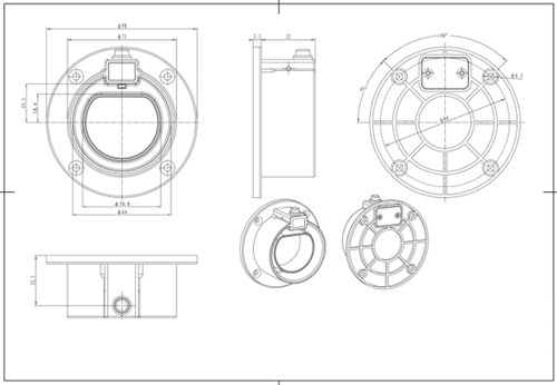 Electric Vehicle Charging Socket from JAYUAN