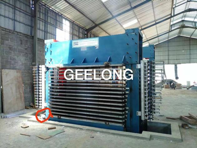 500T 15 layers plywood hot press machine