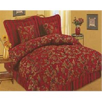 Production of household textiles; such as bedspreads, pillowcases, comforters, bedcovers, curtains,