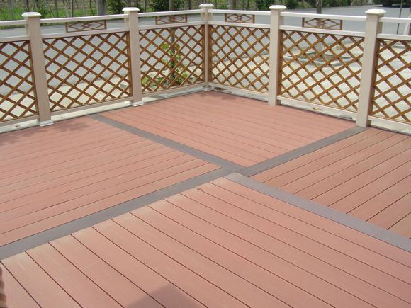 Co Extrusion WPC Deck Flooring