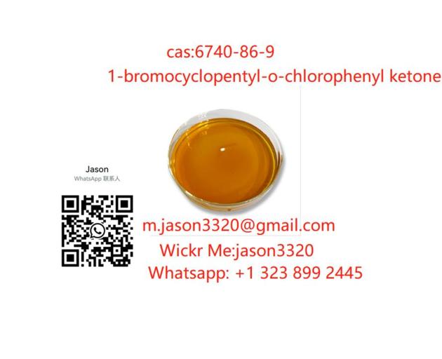 6740-86-9,  1-bromocyclopentyl-o-chlorophenyl ketone , m.jason3320@gmail.com