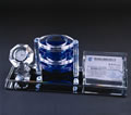 crystal desk accessories