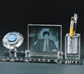 crystal desk accessories