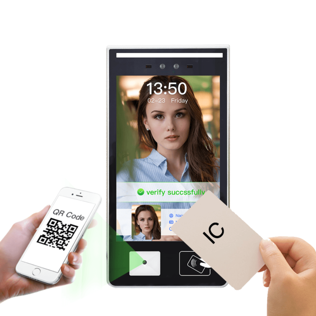 10.1 inch touch screen face recognition access control system