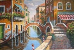 100% hand-painted oil painting