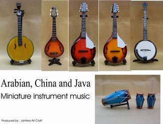 miniature arabian music instrument