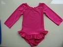 girls long sleeve dancewear