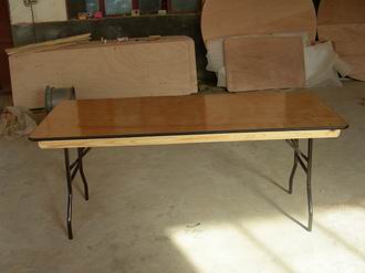trestle banquet folding  table with pvc edge