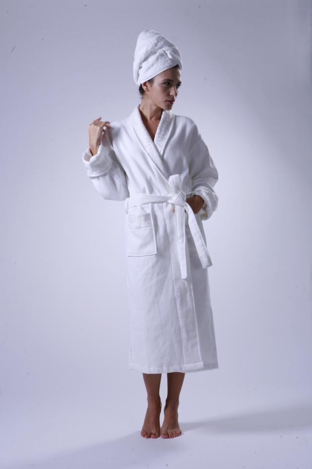 Eliya Design Guangzhou Manufacturer Western Bathrobe Hotel Quality 100% Organic Cotton Bathrobe