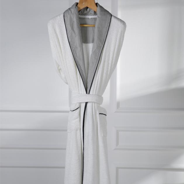 Eliya Custom Logo Kimono 100% Egyptian Cotton Waffle Collection Linen Hotel Bathrobe For Hilton