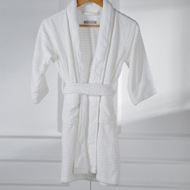 Eliya luxury hotel spa women custom logo cotton waffle robe