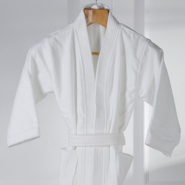 Eliya Wholesale 100 Cotton Bathrobe White