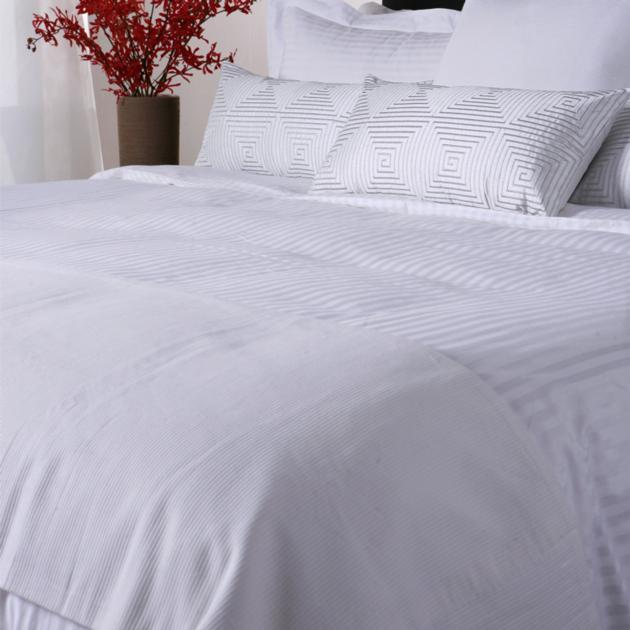 Eliya High Quality 300TC Plain White Chinese Cotton Bedding Sets Wholesale For Global Market