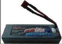 rc battery 7.4V 5000mAh 30C