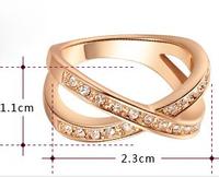 Claw inlay diamond Rings