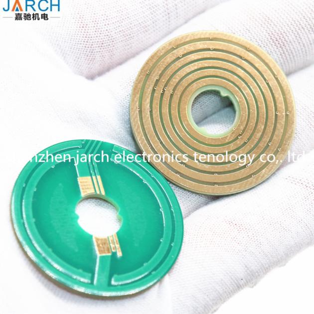 through hole pancake slip ring