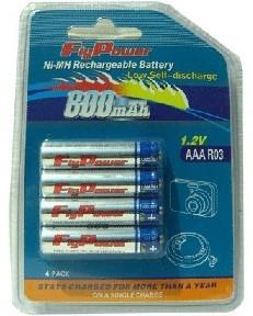 Ni-Mh AAA 800mAh low discharge battery