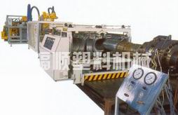 PE, PVC series double -wall corrugated pipe production line