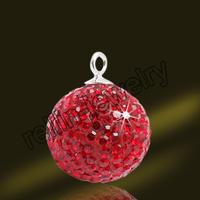 swarovski crsytal ball pendants,925 silver pendants,fashion pendants,crsytal jewelry