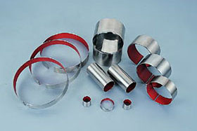 spay painted stainless steel bushings