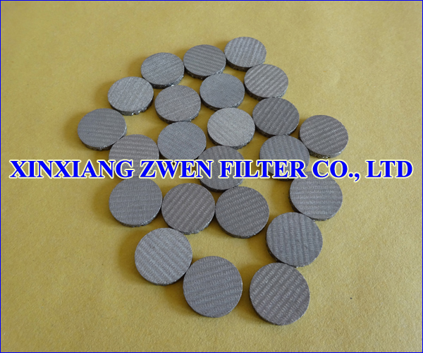 SS Sintered Filter Disc 