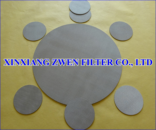 Sintered Circular Filter Disc 