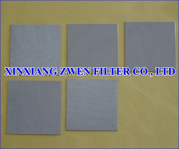 Sintered Mesh Filter Plate 