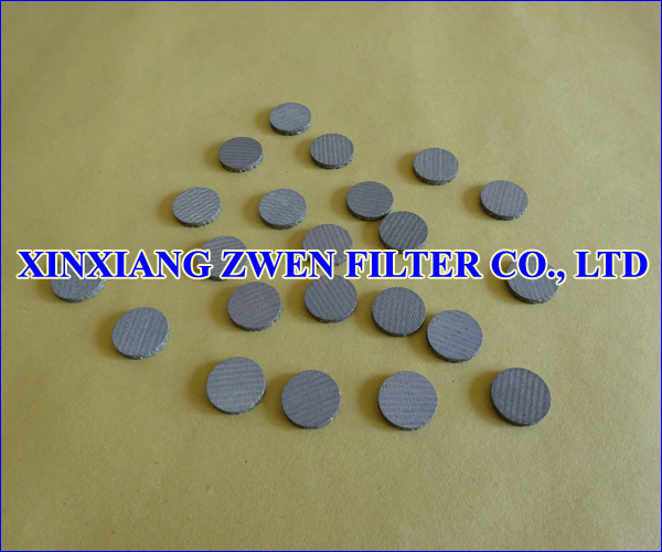 Sintered Wire Mesh Filter Disc 