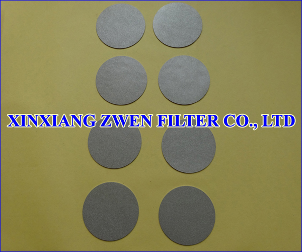 Stainless Steel Porous Filter Disc 
