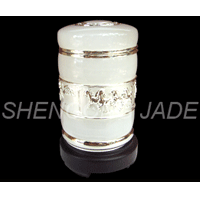 white jade tea jar wonderfull gift
