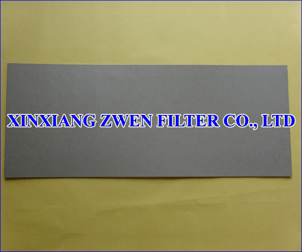 Titanium Porous Filter Sheet 