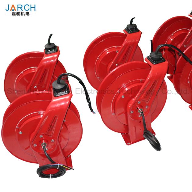 Cable reel for stage lighting control DMX Cable with 32A power cord reel 